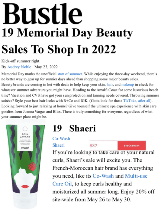 Shaeri Pure Scrub en Bustle